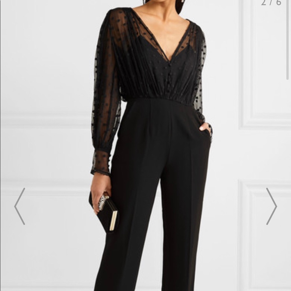 SALONI Bernadette Swiss Dot  jumpsuit 2